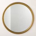 Pied-a-terre Gold Rectangular Wall Mirror 24x36in by Todd Snyder