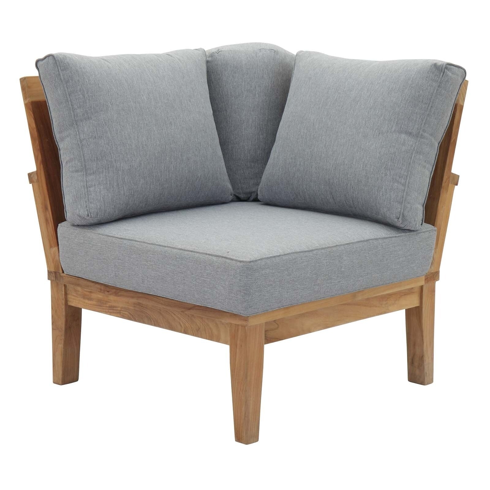Pier Outdoor Patio Teak Corner Sofa