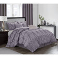 Piercen Purple 7 Piece Comforter Set