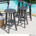 Pike Outdoor Acacia Wood Barstool Set Of 4 By Christopher Knight Home