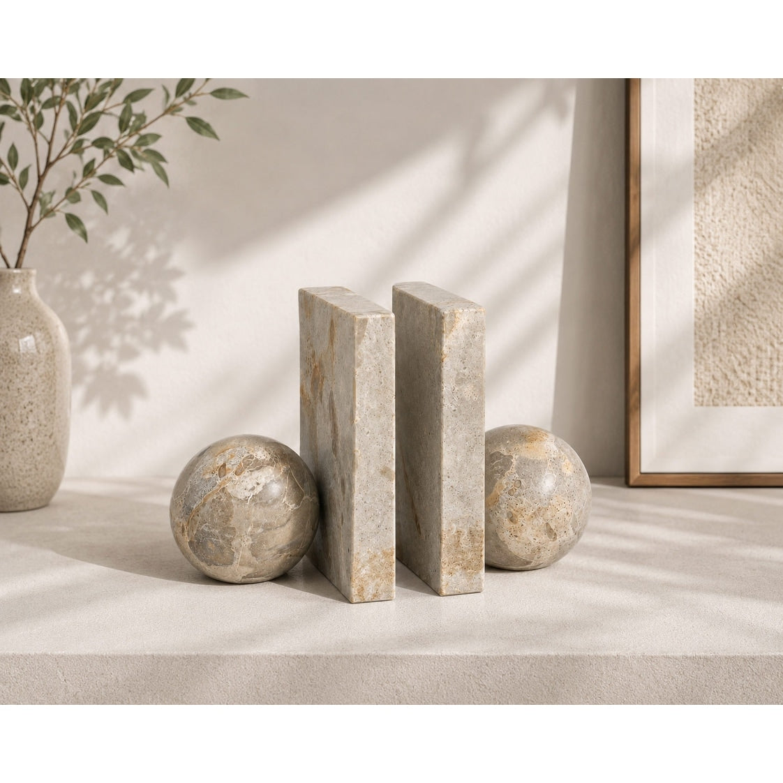 Pillar Orbs Bookends
