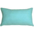 Pillow D Cor Tuscany Linen Turquoise 12X20 Throw Pillow
