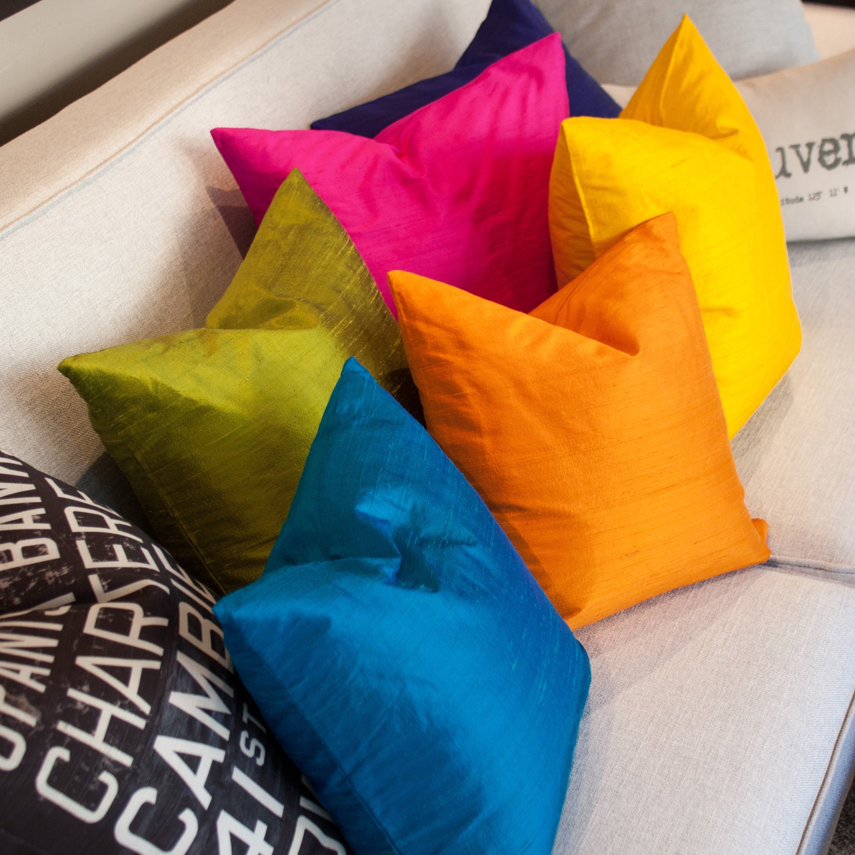 Pillow D Cor Sankara Silk Throw Pillows 16X16