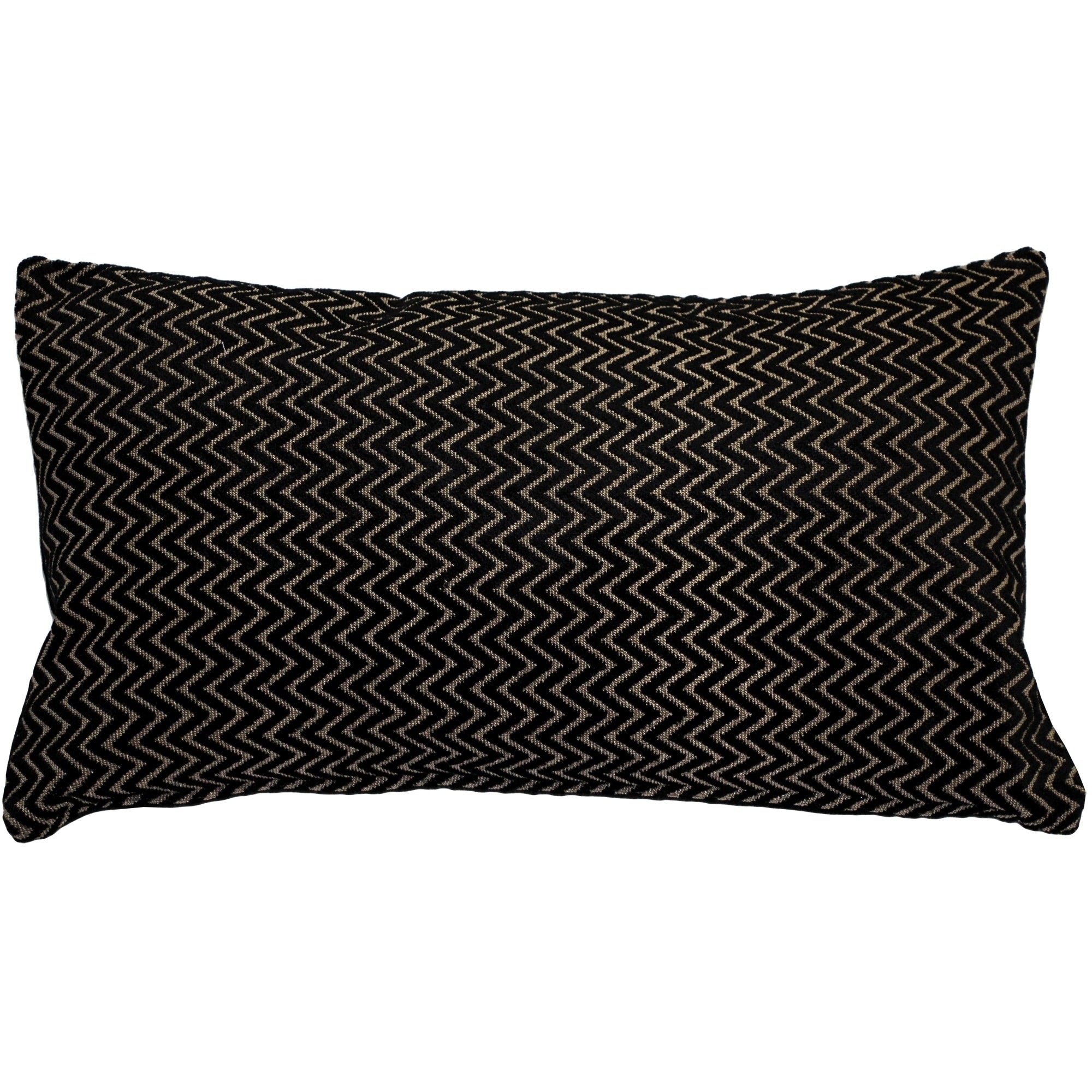Pillow Decor Art Deco Stripes Velvet Throw Pillow 12X20