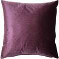 Pillow D Cor Corona Aubergine Velvet Pillow 16X16