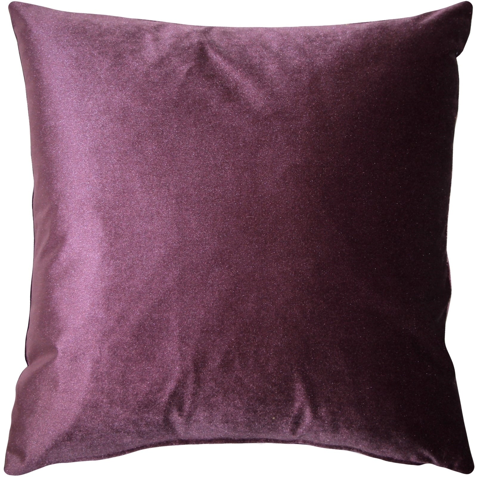 Pillow D Cor Corona Aubergine Velvet Pillow 16X16