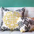 Pillow Decor Sumatra Embroidered Silk Pillow 12X24