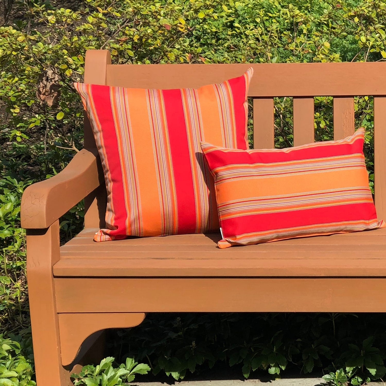 Pillow D Cor Sunbrella Bravada Salsa 20X20 Outdoor Pillow