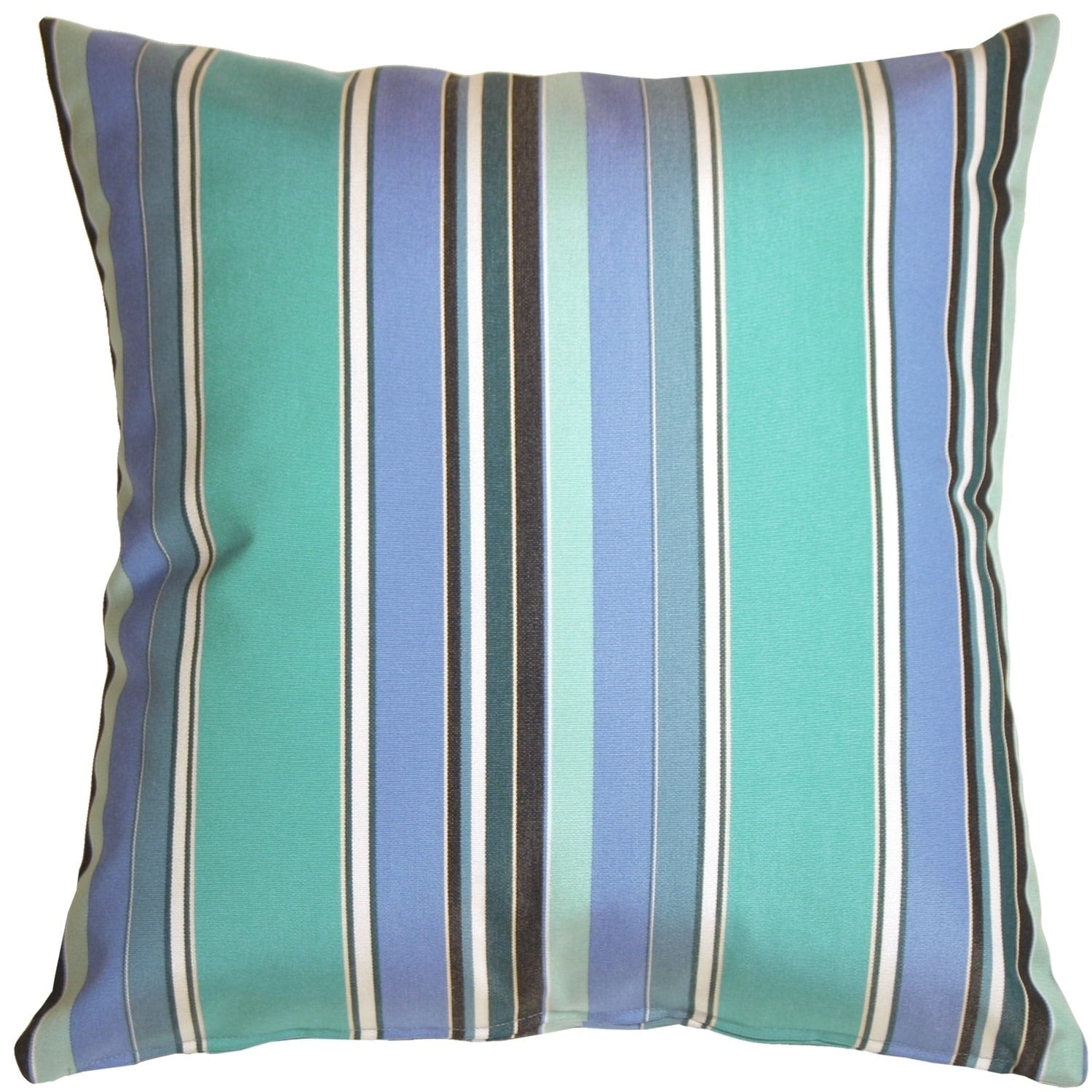 Pillow D Cor Sunbrella Dolce Oasis Stripes 20X20 Outdoor Pillow