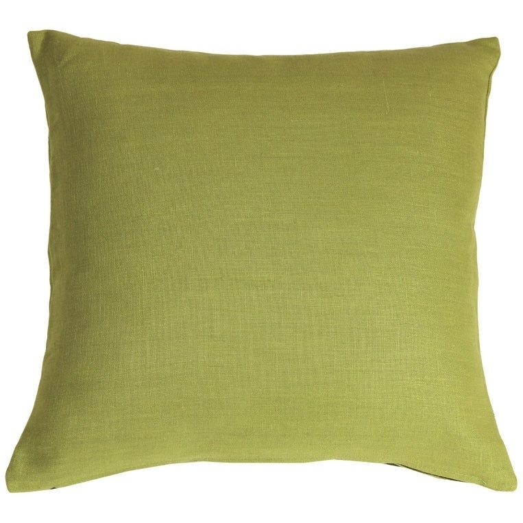 Pillow D Cor Tuscany Linen Apple Green 20X20 Throw Pillow
