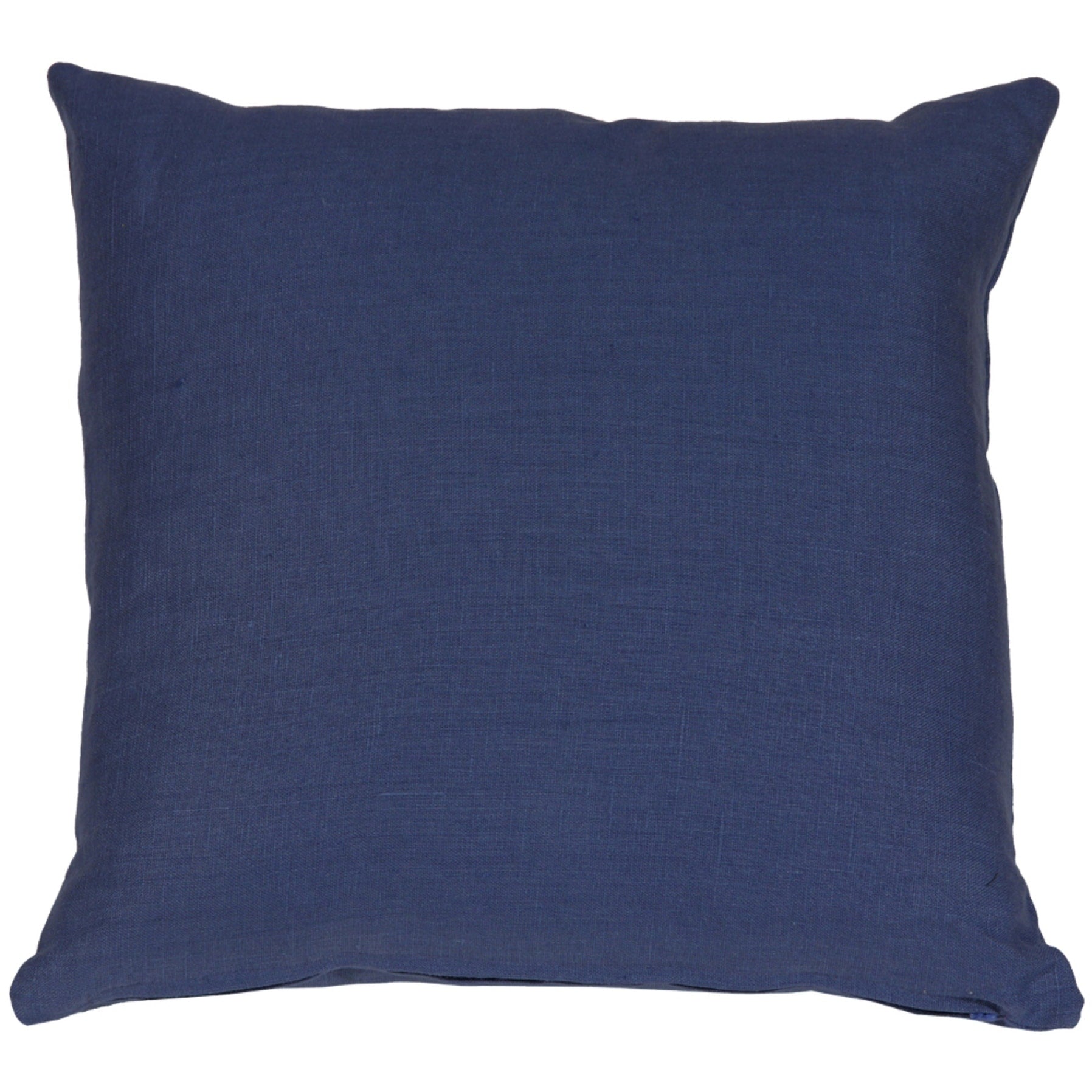 Pillow D Cor Tuscany Linen Indigo Blue 17X17 Throw Pillow