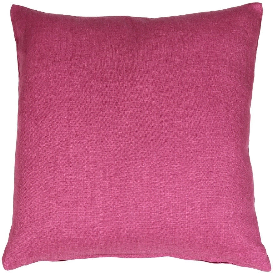 Pillow D Cor Tuscany Linen Orchid Pink 17X17 Throw Pillow