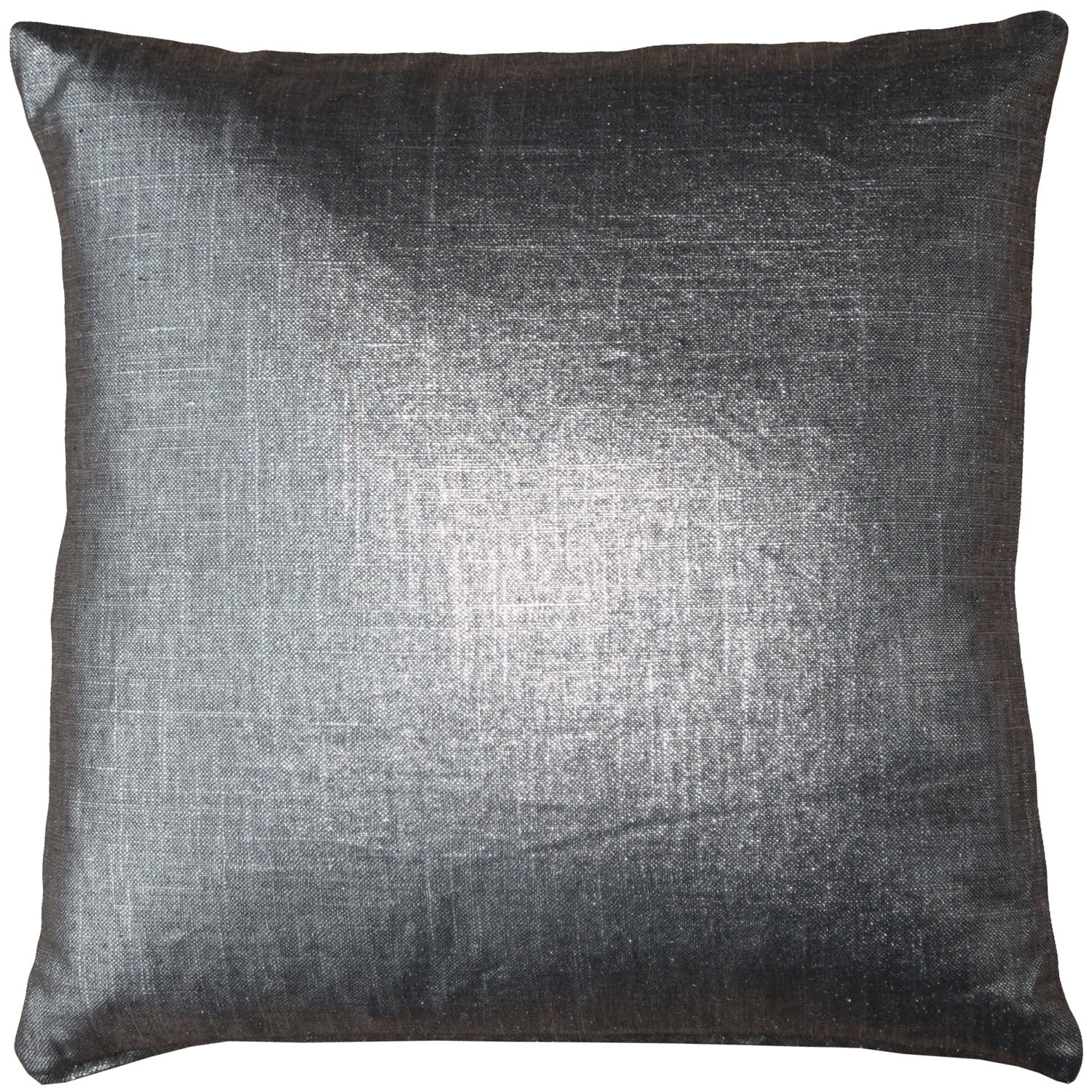 Pillow D Cor Tuscany Linen Platinum Metallic 20X20 Throw Pillow