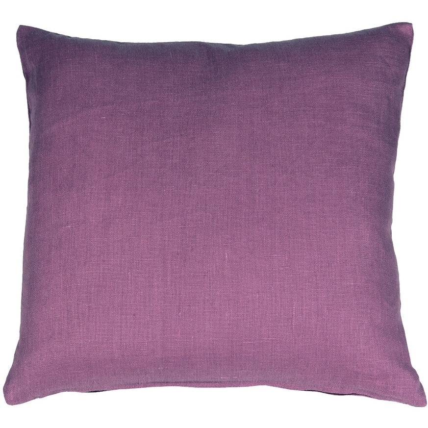 Pillow D Cor Tuscany Linen Purple 20X20 Throw Pillow
