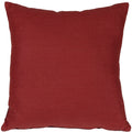 Pillow D Cor Tuscany Linen Red 17X17 Throw Pillow