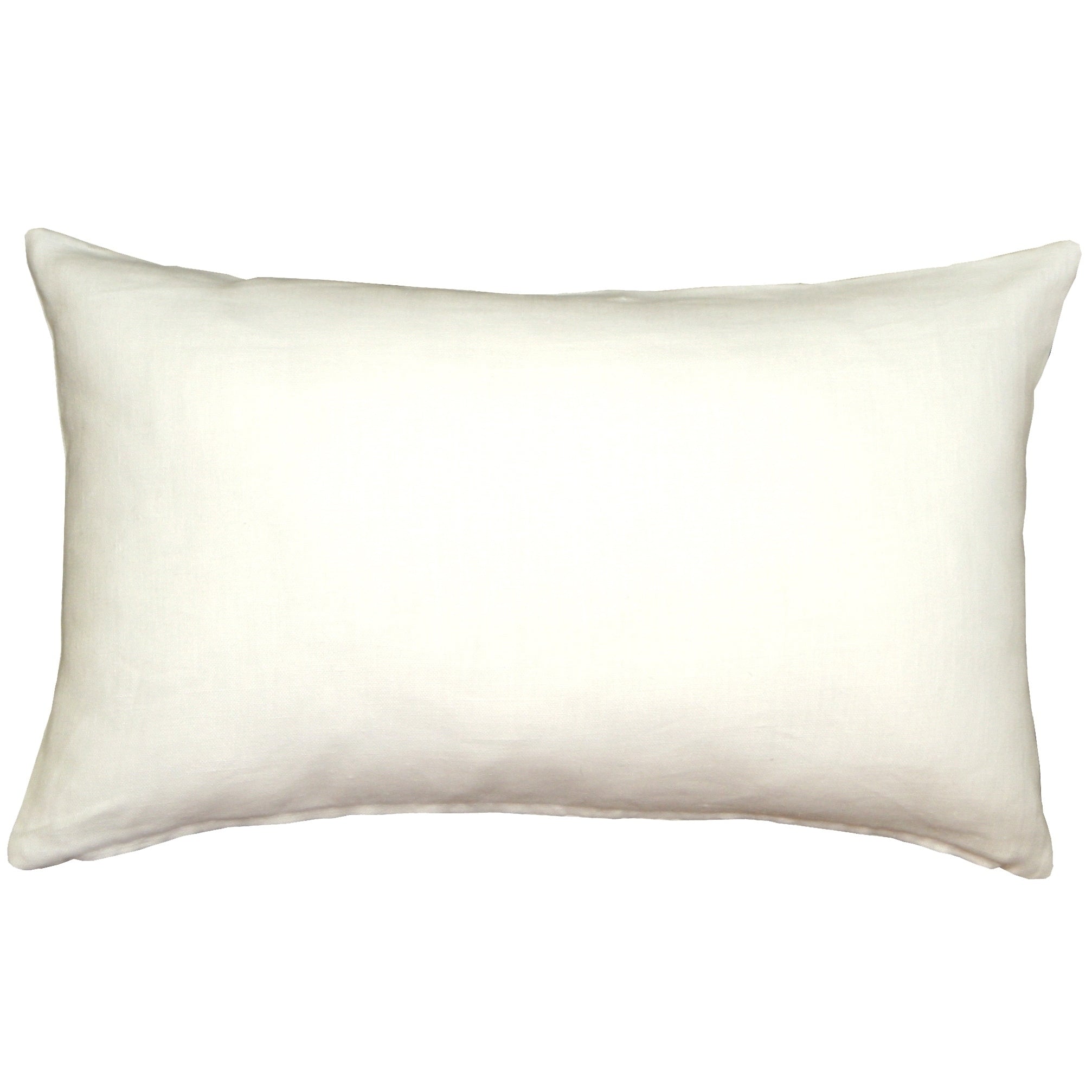 Pillow D Cor Tuscany Linen White 12X20 Throw Pillow