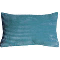 Pillow D Cor Wide Wale Corduroy 12X20 Marine Blue Throw Pillow