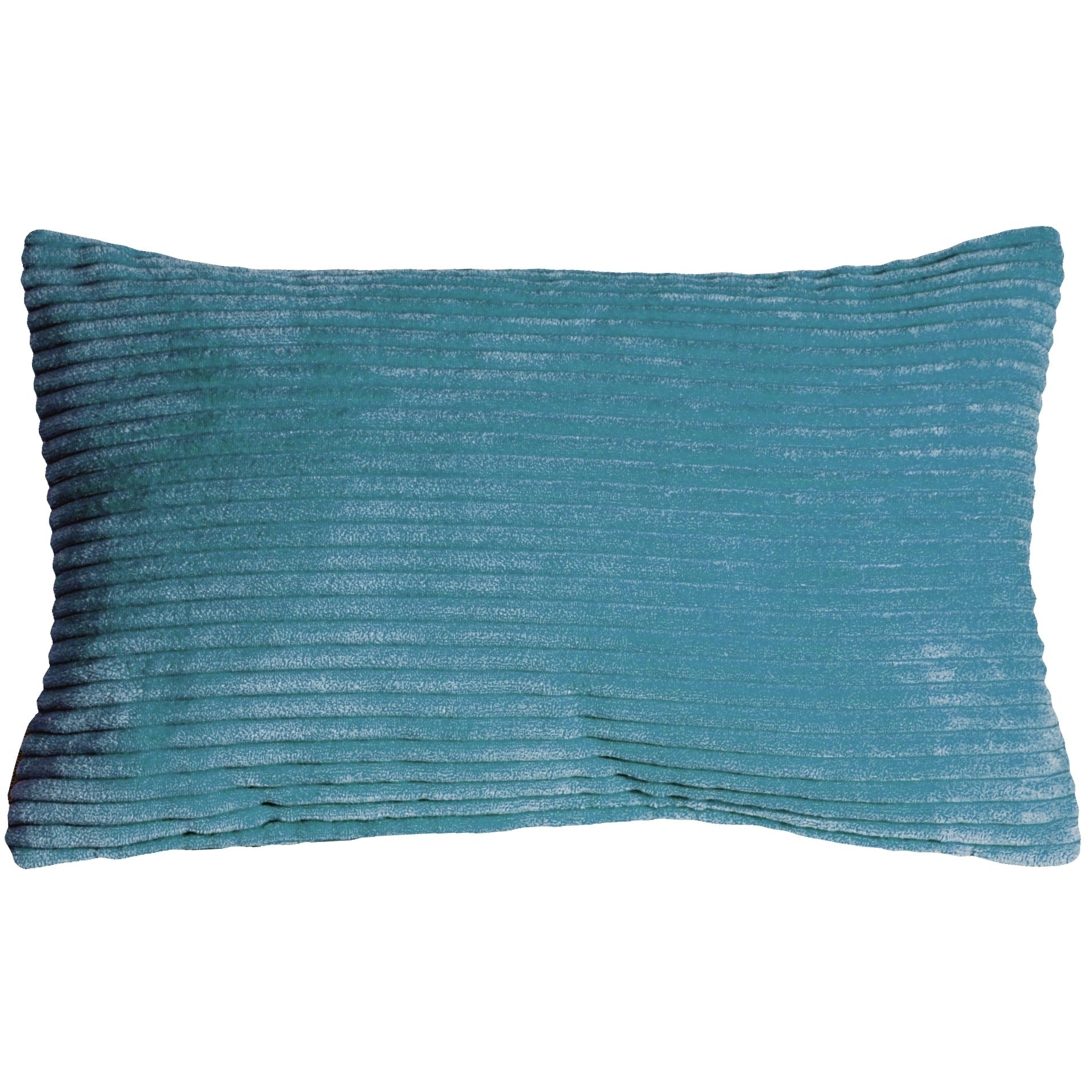 Pillow D Cor Wide Wale Corduroy 12X20 Marine Blue Throw Pillow