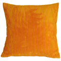 Pillow D Cor Wide Wale Corduroy 18X18 Light Orange Throw Pillow