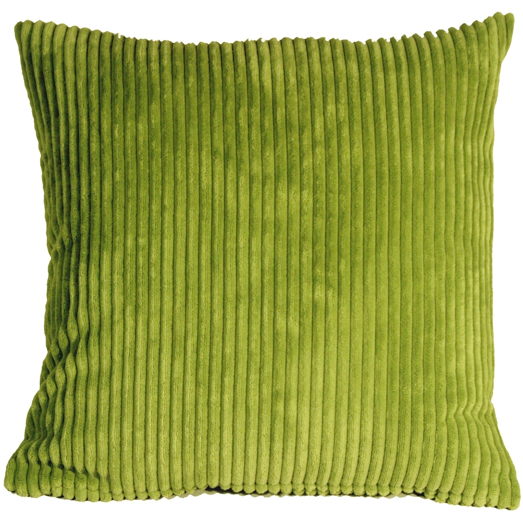 Pillow D Cor Wide Wale Corduroy 22X22 Green Throw Pillow