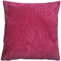 Pillow D Cor Wide Wale Corduroy 22X22 Magenta Pink Throw Pillow