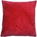 Pillow D Cor Wide Wale Corduroy 22X22 Red Throw Pillow
