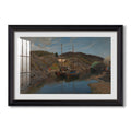 Pilotboats 1875 Hans Gude Custom Framed Print