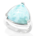 Pinctore 925 Sterling Silver Larimar Ring