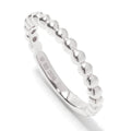 Pinctore Rhodium Over Sterling Silver Band Ring