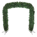 9 X 8 Commercial Size Green Pine Artificial Christmas Archway Unlit