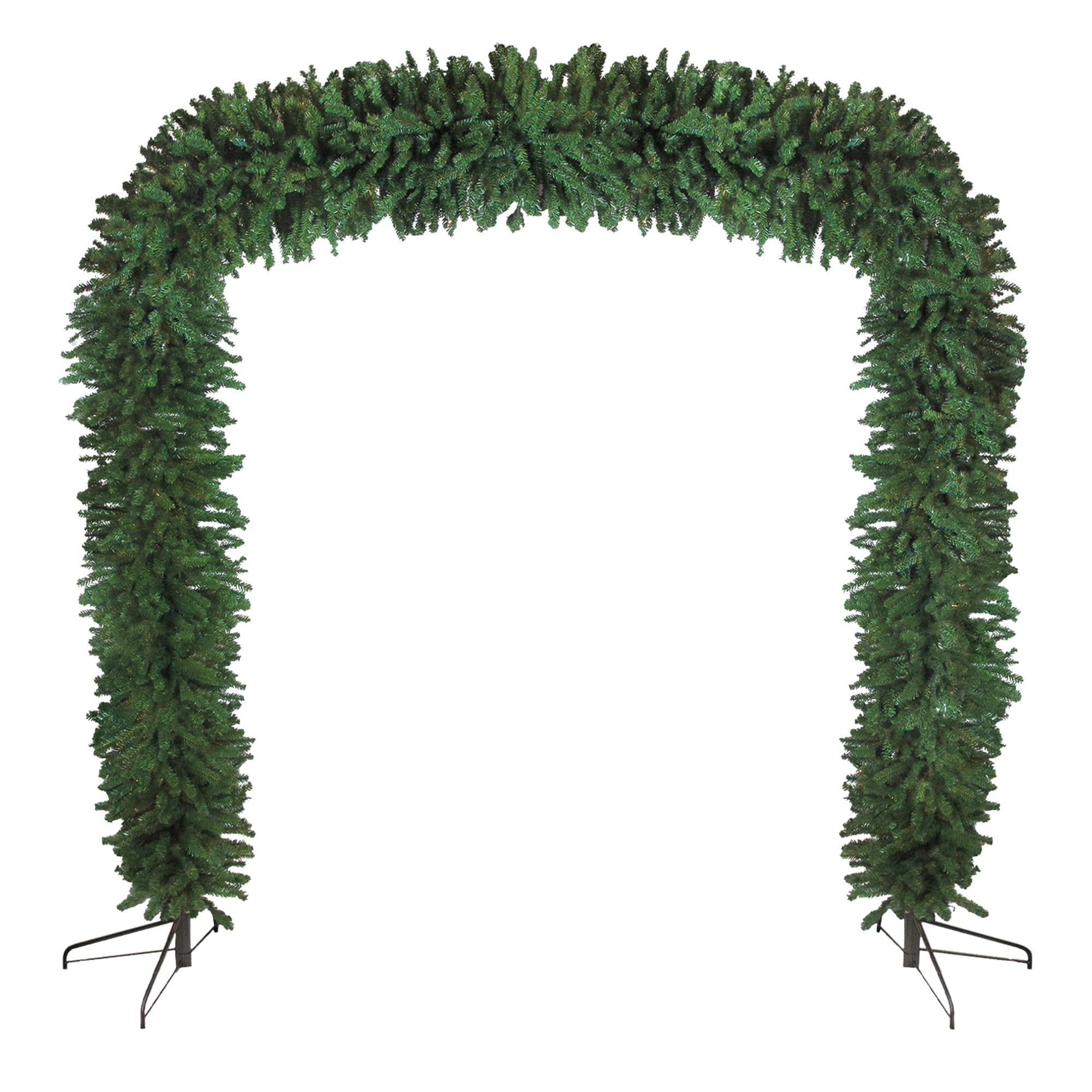 9 X 8 Commercial Size Green Pine Artificial Christmas Archway Unlit