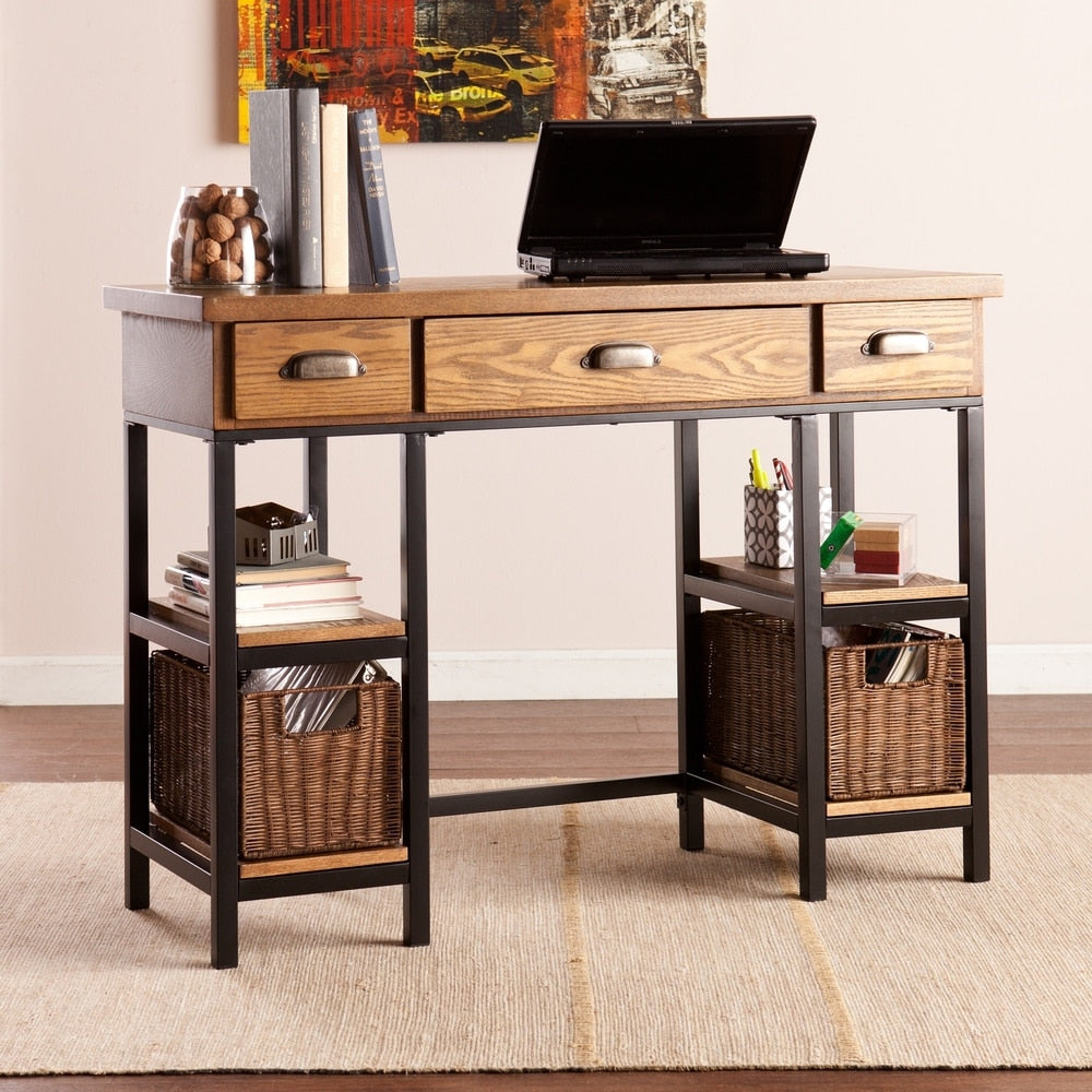 Carbon Loft Dandelion Industrial Wood Desk