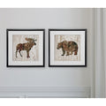 Pine Forest Moose Bear 2 Piece Set