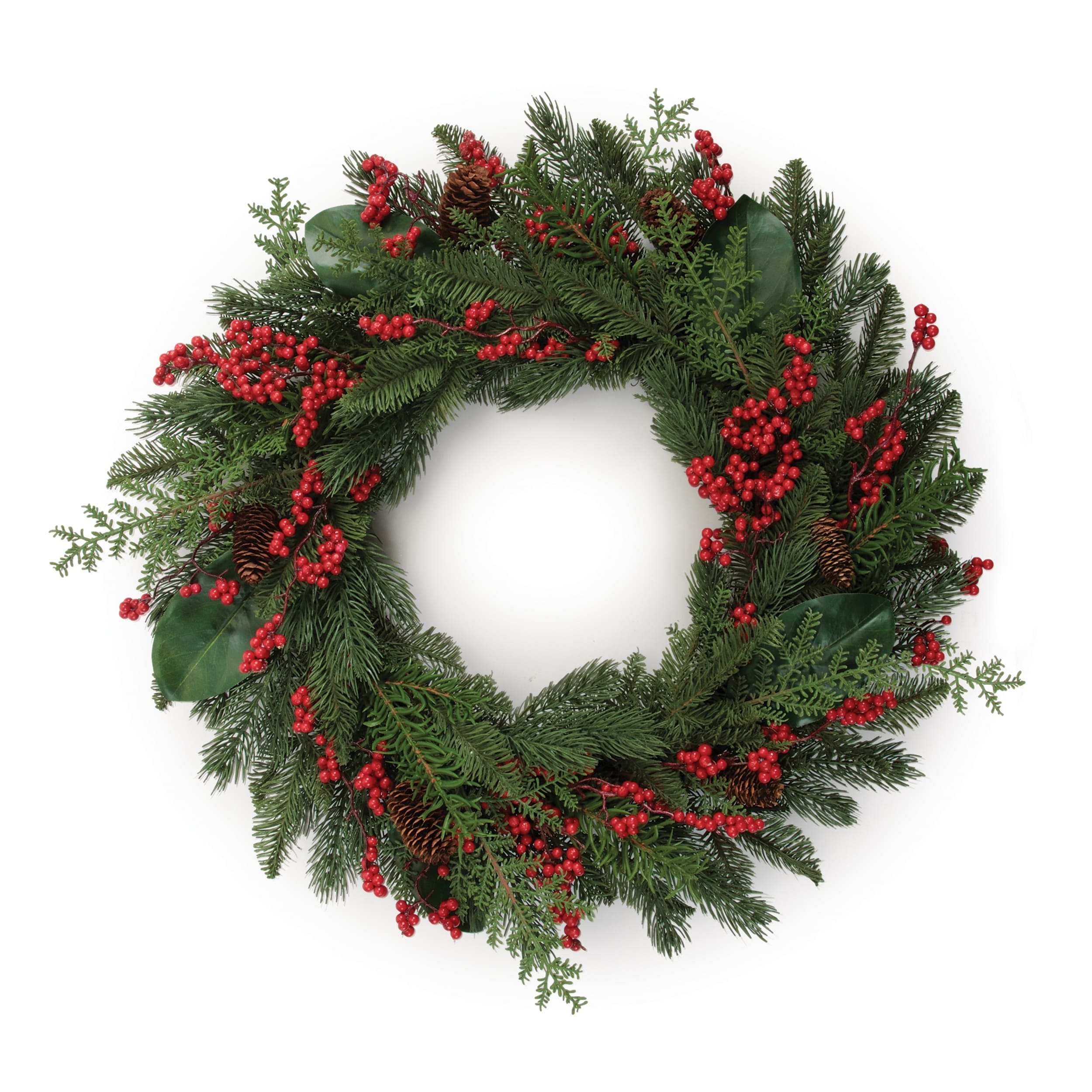 Pine And Berry Wreath 26 D