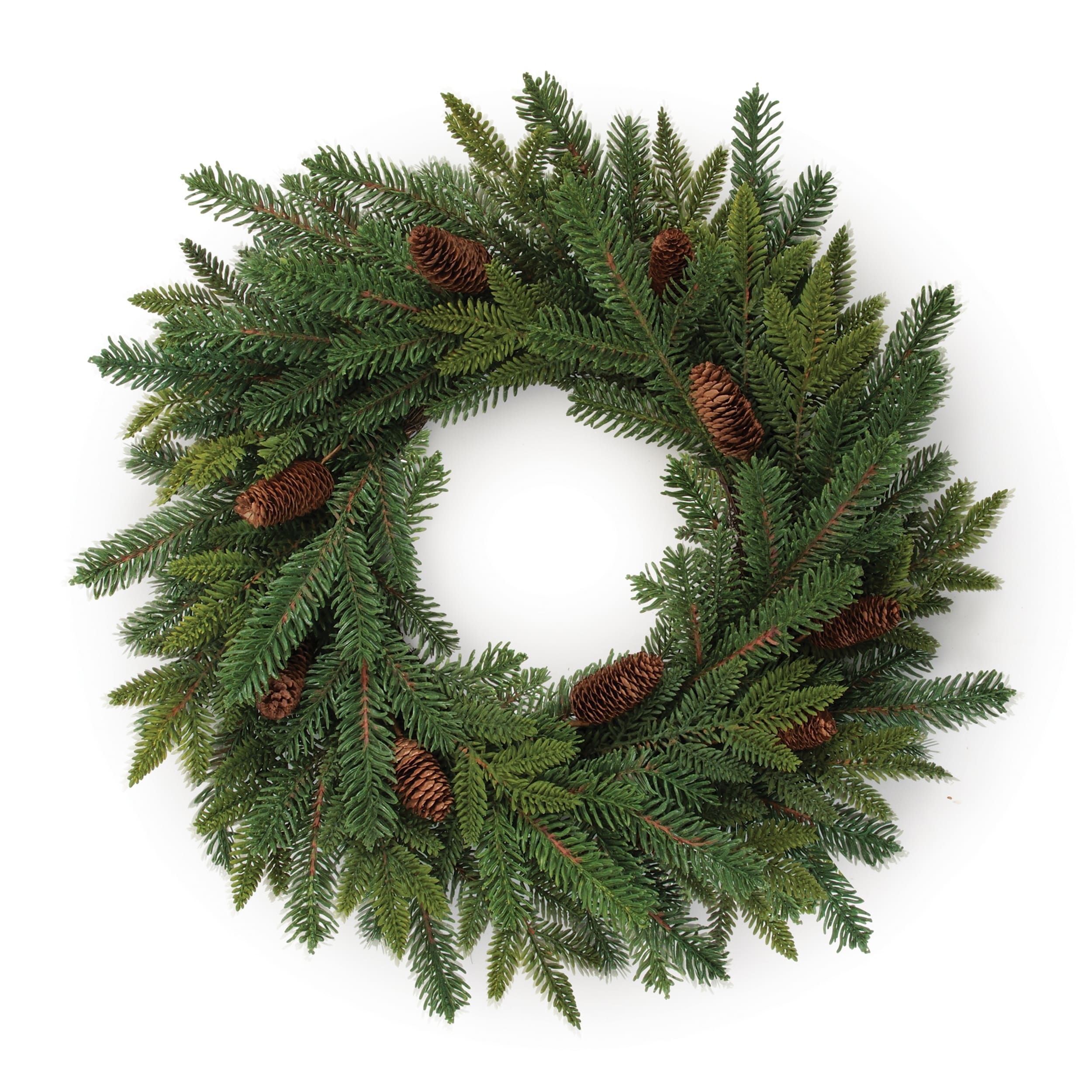 Pine And Pinecone Wreath 24 D