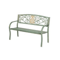 Pineapple Metal Garden Bench
