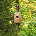 Pineapple Shaped Copper Birdhouse Stake