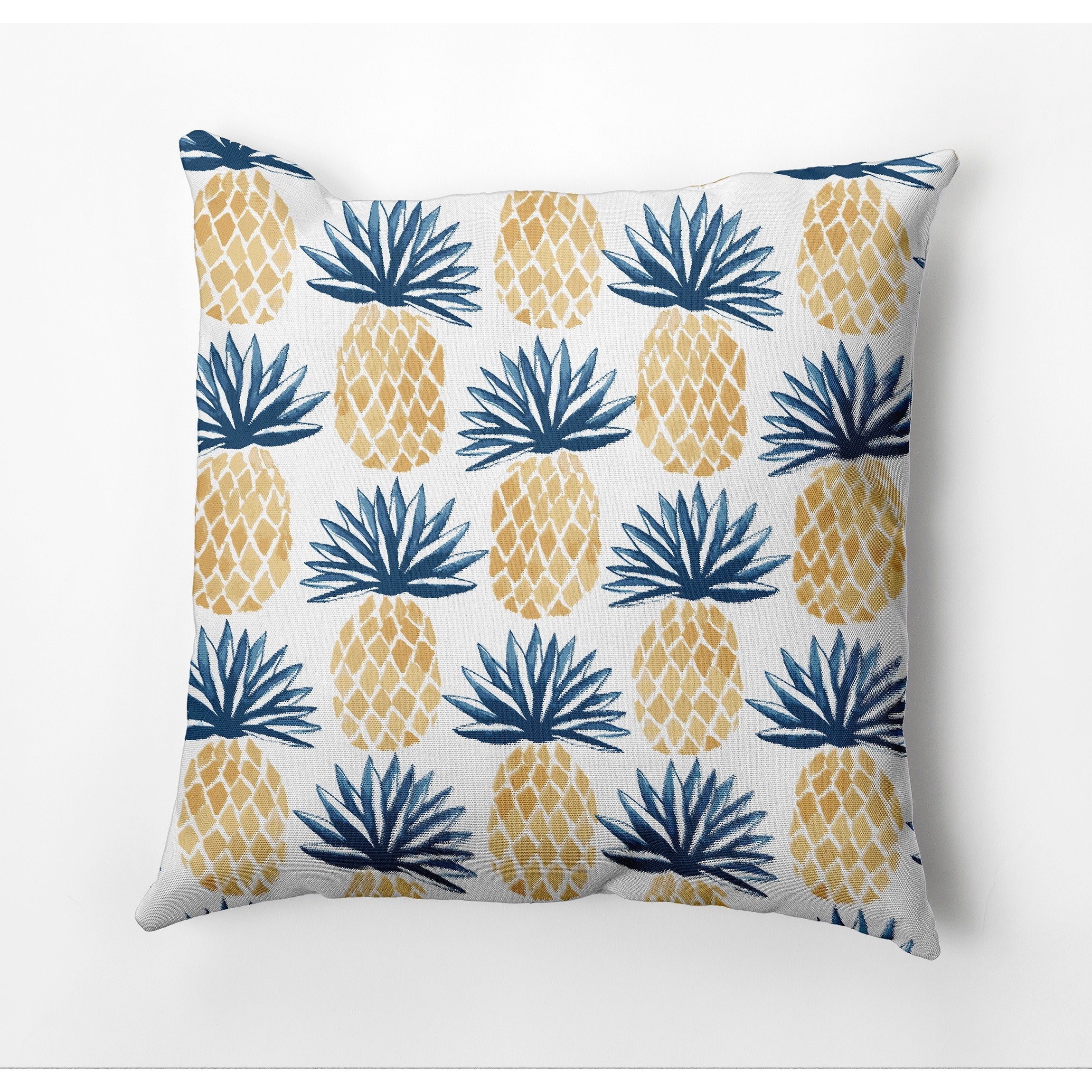 Pineapple Stripes Geometric Print Outdoor Pillow