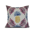 Pineapple And Spike Geometric Print Outdoor Pillow
