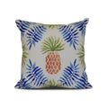 Pineapple And Spike Geometric Print Pillow