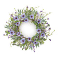 Pink Cosmos Floral Wreath 22 Inch