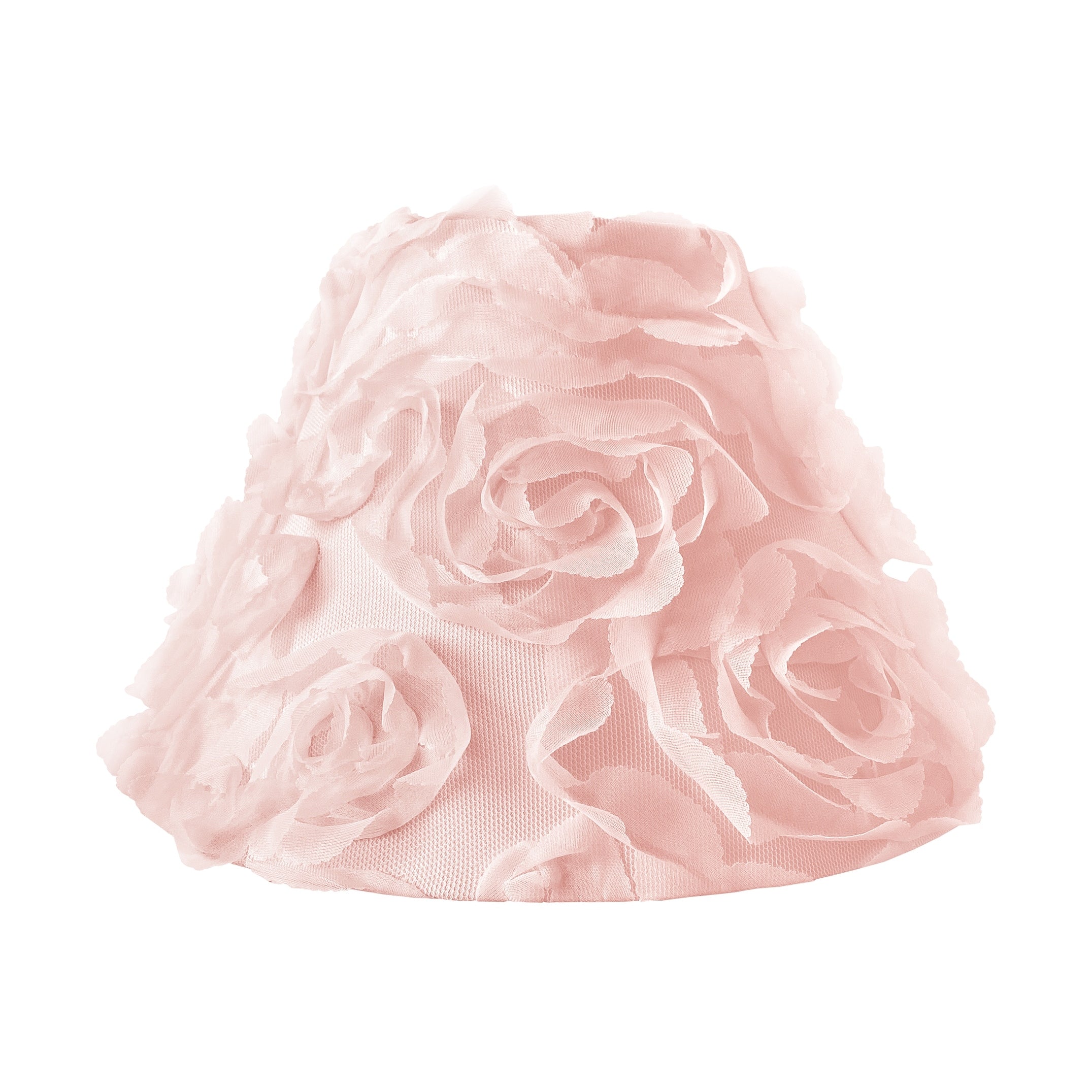 Pink Floral Rose Lamp Shade Solid Light Blush Flower Luxurious Elegant Princess Vintage Boho Shabby Chic Luxury Glam Roses