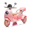 Pink Kids Electric Car Ride On Car 2 Seater Ride On Toy With Bluetooth Music