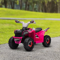 Pink Kids Ride On Quad All Terrain Car With Wear Resistant Wheels Stylish Ride On Car Off Road Toy Car