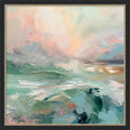 Pink Morning V By Irena Orlov Framed Mounted Canvas Wall Art Print