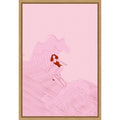 Pinkwave By Treechild Framed Canvas Wall Art