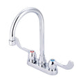 Pioneer Faucets 0084 Els17 Central Brass 1.5 Gpm Centerset Bar Faucet Polished Chrome