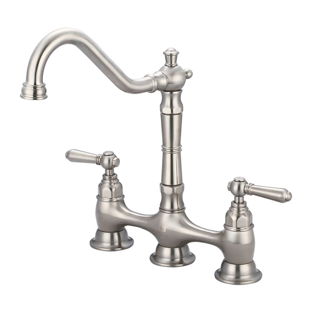 Pioneer Faucets 2Am500 Americana 1.5 Gpm Bridge Kitchen Faucet With 8 11 16 Rea