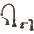 Pioneer Faucets 2Dm201 Del Mar 1.5 Gpm Widespread Kitchen Faucet With 8 1 16 Re