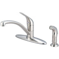 Pioneer Faucets 2Lg161H Legacy 1.5 Gpm Widespread Kitchen Faucet With 9 11 16 R